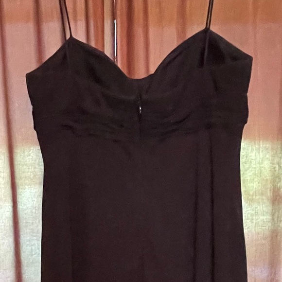 S.L. fashions chic draped black cocktail dress size 10 - Picture 6 of 9